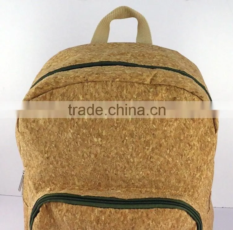 Promotional hot selling wood grain eco-friendly portable folding backpack