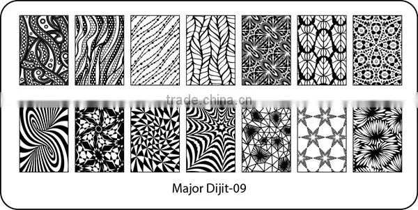 Amazing nail art stamp plate design,high quality custom nail art stamping plates