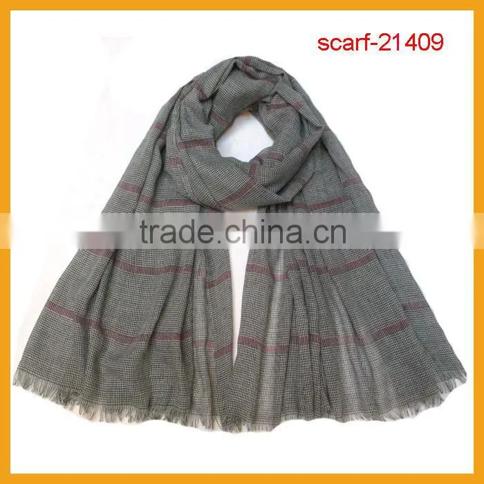 New style tartan cotton scarf