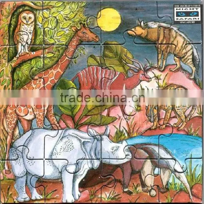 Promotion car gifts for jagsaw paper cardboard puzzle