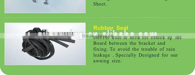 Affordable Outdoor DIY polycarbonate doors canopy rain shelter