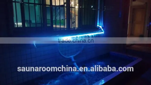 LED water curtain garden waterfalls outdoor for decoration