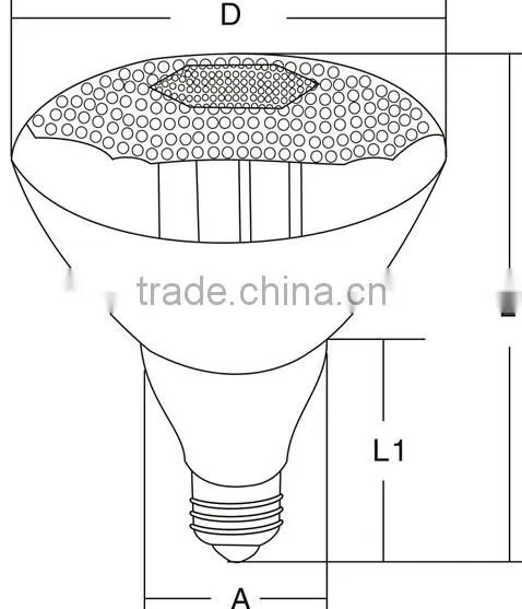 PAR38 20W reflector outdoor light bulb