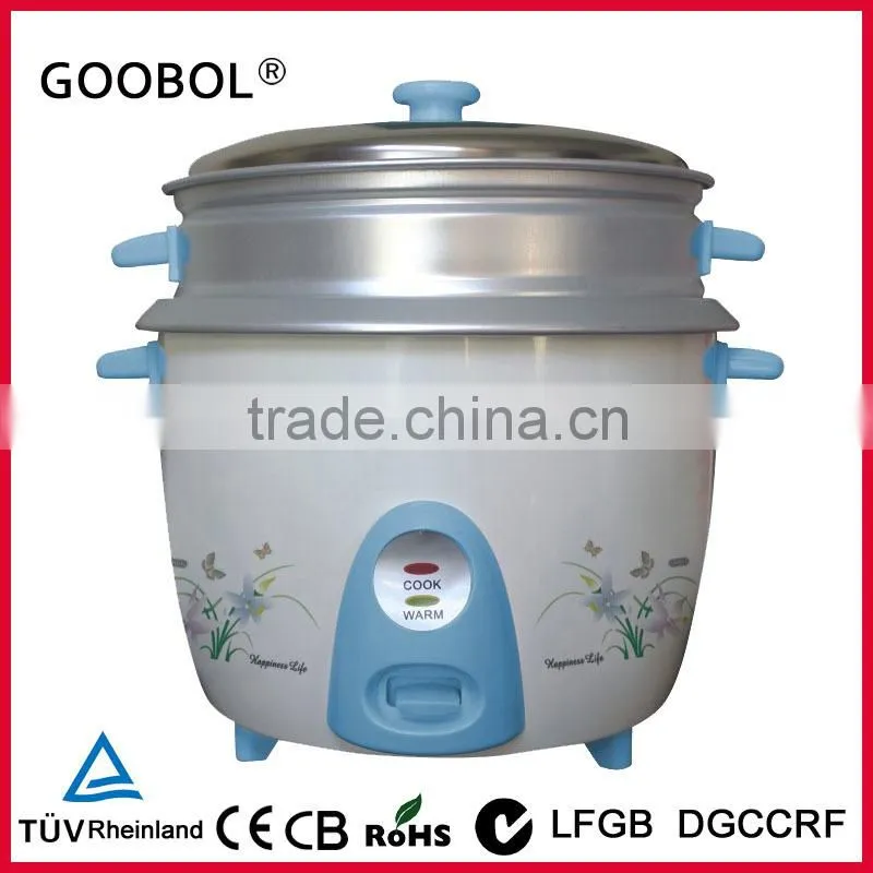 2.8L Small Drum Rice Cooker With Orange Color Shell