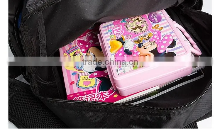 Stock offer cartoon picture school bag, new fashion cartoon school bag/ frozen school bag
