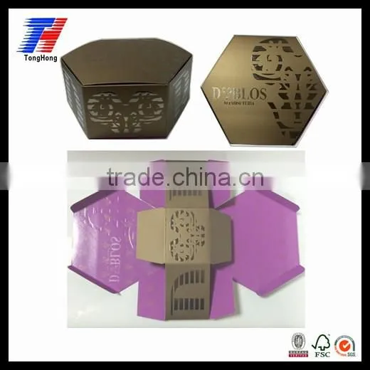 manufacturer popular style custom matt black cardboard box with silk screen printing spot UV
