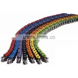 Standard Multicolored Motorcycle chain, Durable motorcycle Roller Chain
