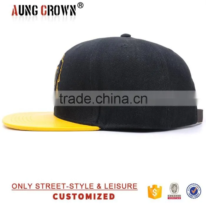 New Made 6 Panel Snpaback 100% Acrylic Snapback Hats