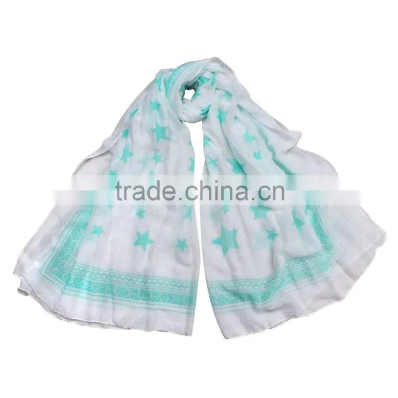 star design summer and spring muslim cotton head scarf
