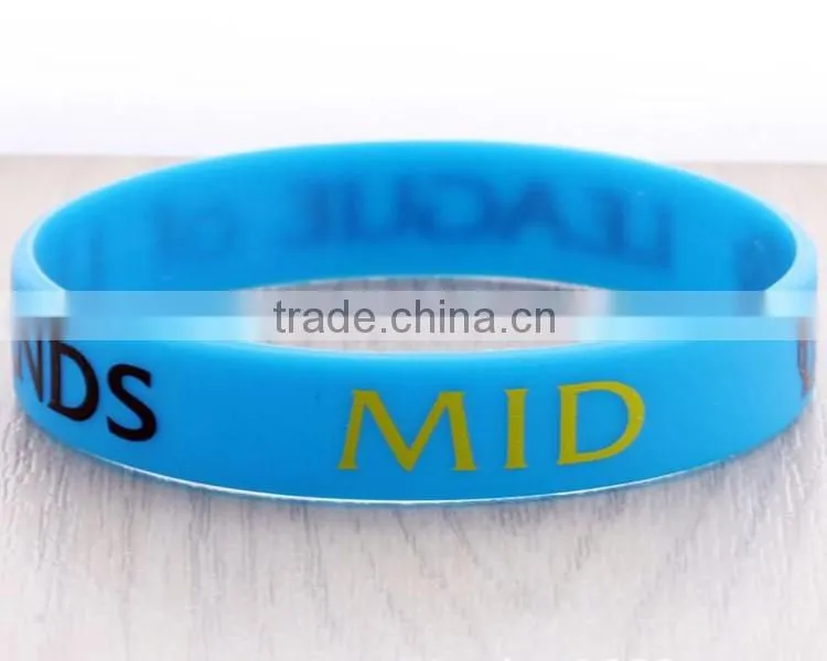 OEM standard bulk cheap silicone wristband/ silicone bracelet