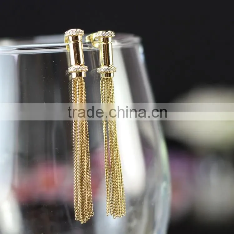 Kingman 2014 Fashionable tassel snug earrings