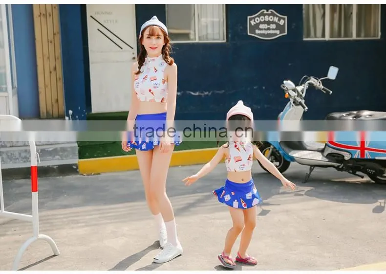 Summer Lycra Swimwear snorkeling jumpsuits Swim-shirt Parent-Child holiday Shirt