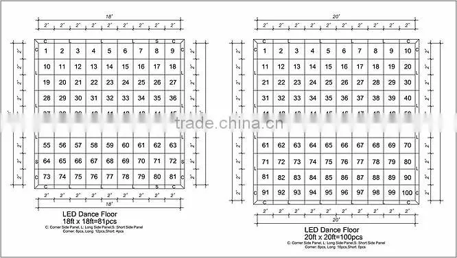 hot selling pvc dance floor