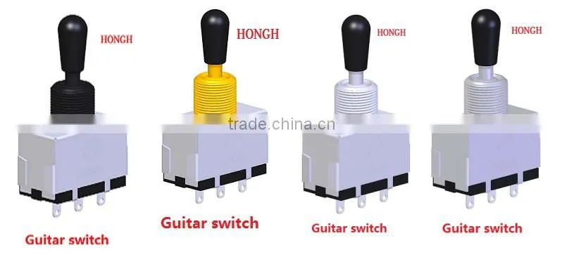 toggle switches selector black bushing switch