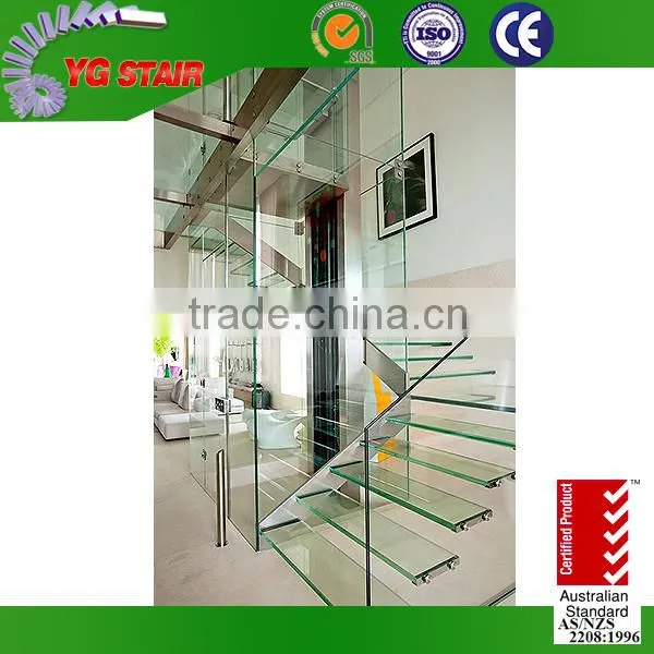 2014 New Glass Stairs Design