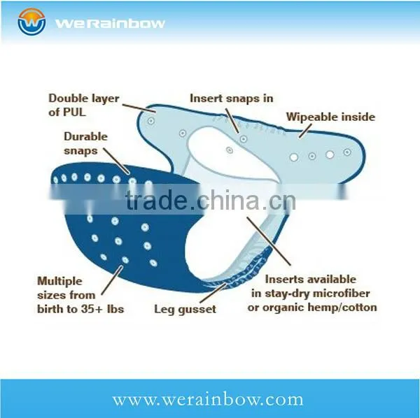 new cloth diapers with bamboo material