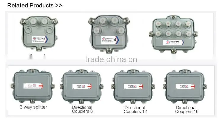 5-1000MHz outdoor catv tap eight way tap