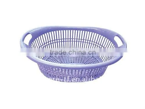 big size plastic laundry basket with holder