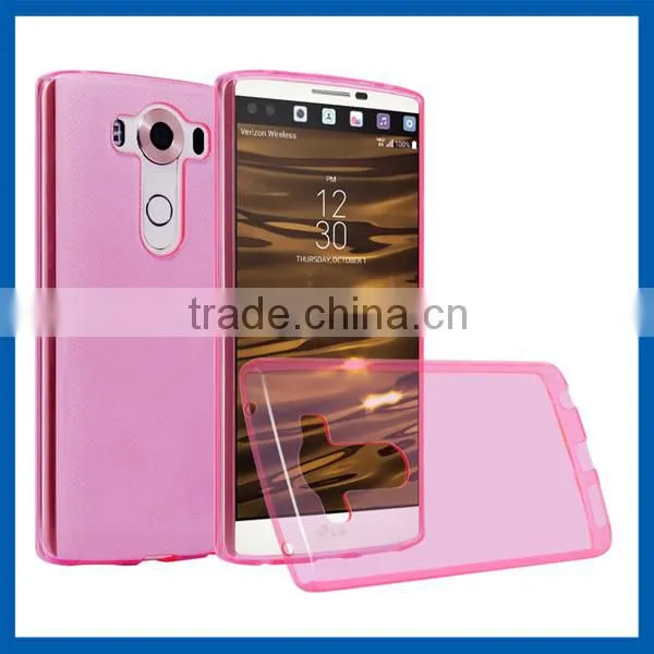 C&T Clear Transparent Flexible Soft TPU Phone Case for LG V10