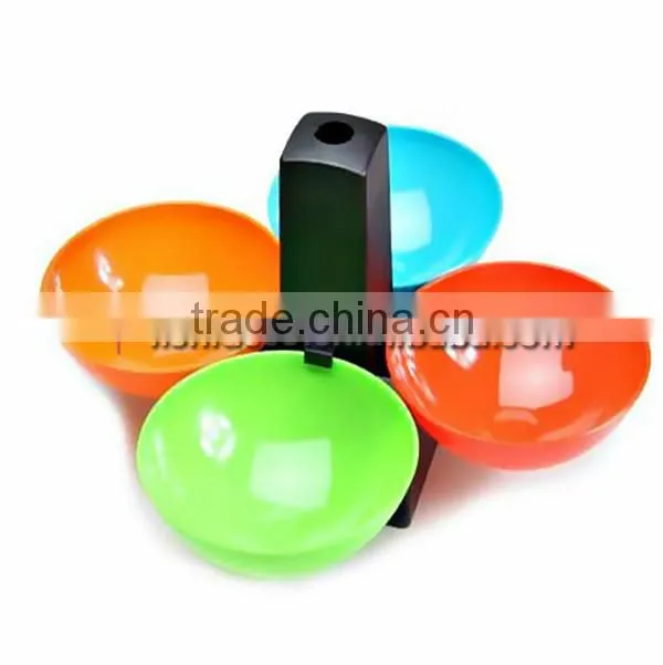 Colorful Football Style Plastic Fruit Plate