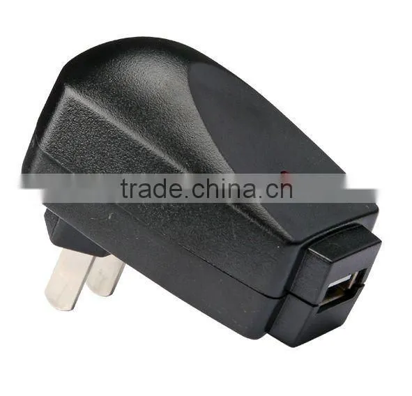 CE and RoHS Approved Plug for All Country USB Wireless Power Adapter Mobile Phone Battery Charger