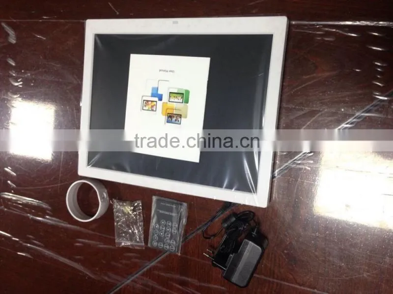 Fresh new 15 inch 4:3 HD digital photo frame with HDMI input support 1080P video