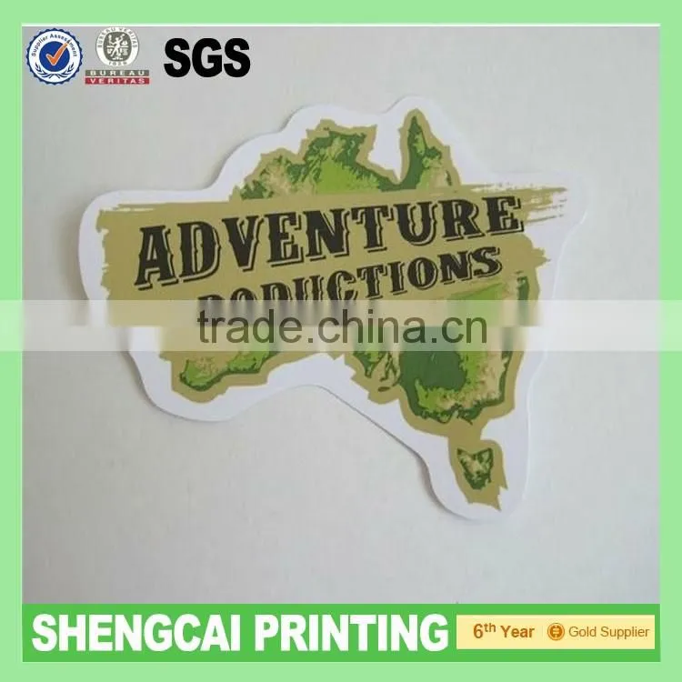 2016 most popular&high quality Gloss PVC bumper stickers for Promotional gifts