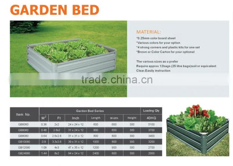 Gavabuzed Rised Metal Garden Bed