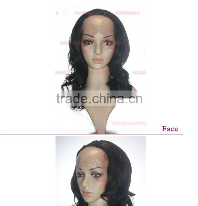 Quality guaranteed synthetic woman toupee wig full lace toupee