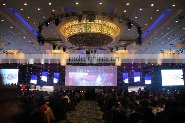 2014 popular RGB colorful led star cloth for wedding