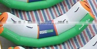 Best quality 0.9mm materials floating inflatable water park with inflatable water trampoline