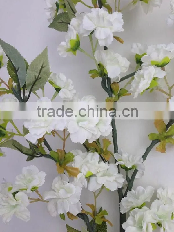 Hot sale silk cherry blossom branch for wedding table centrepiece decorations