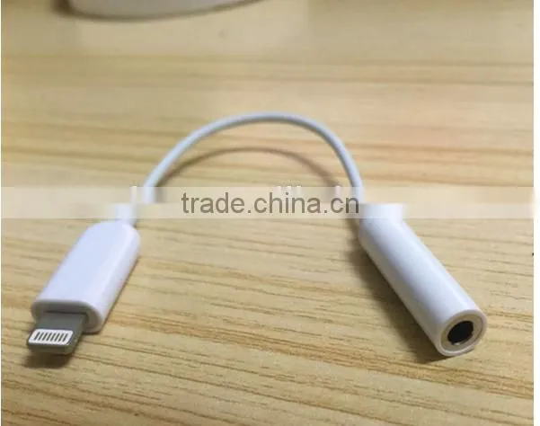 earphone transfer cable for iphone 7 / earphone 3.5mm adapter / earphone transfer cable for iphone 7