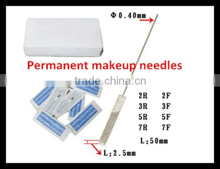 1 3 5R/FDisposable PMU needle for eyebrow tattooing micropigmentation permanent makeup