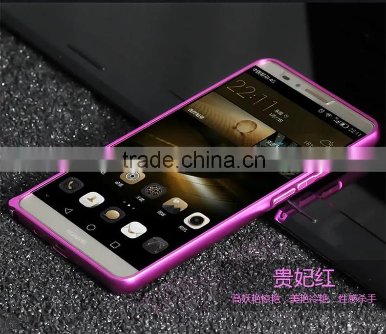 Metal Bumper Aluminum Phone Case for Huawei Y635 Smart Cover Case for Huawei Ascend Mate 7