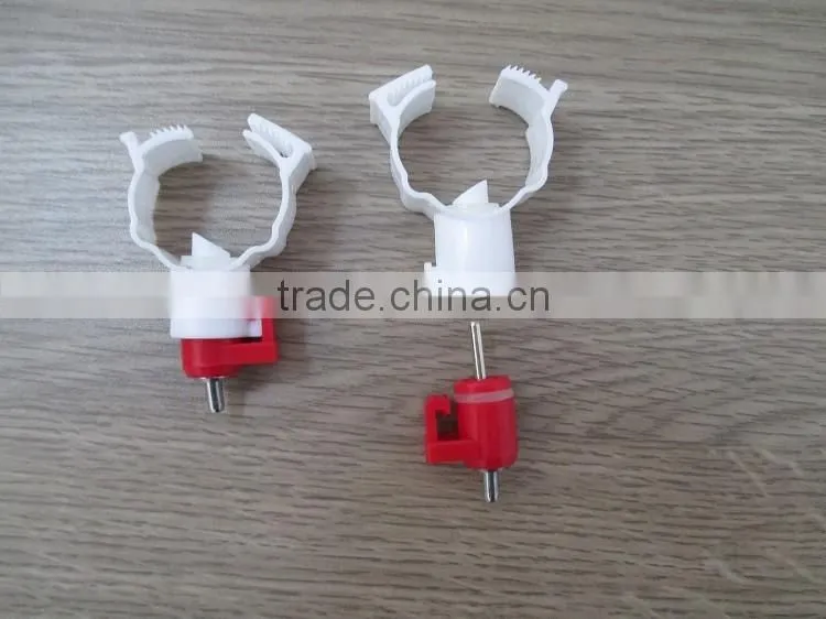 2016 New Type Plastic Poultry Water Nipples For Round Tube PP