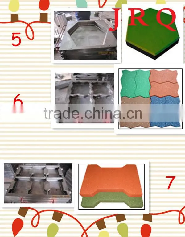 Rubber Floor Vulcanizing Press /rotary Curing Machine Yadong Group/rubber tiles making machine