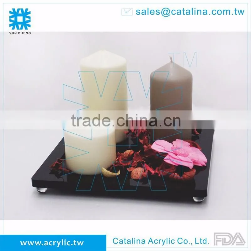 High Quality Acrylic Plastic Banquet Serving Tray