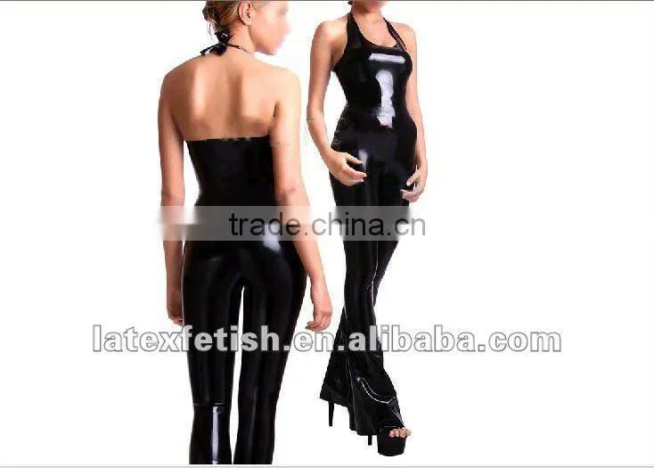 100% handmade natural latex catsuit/zentai catsuit for women