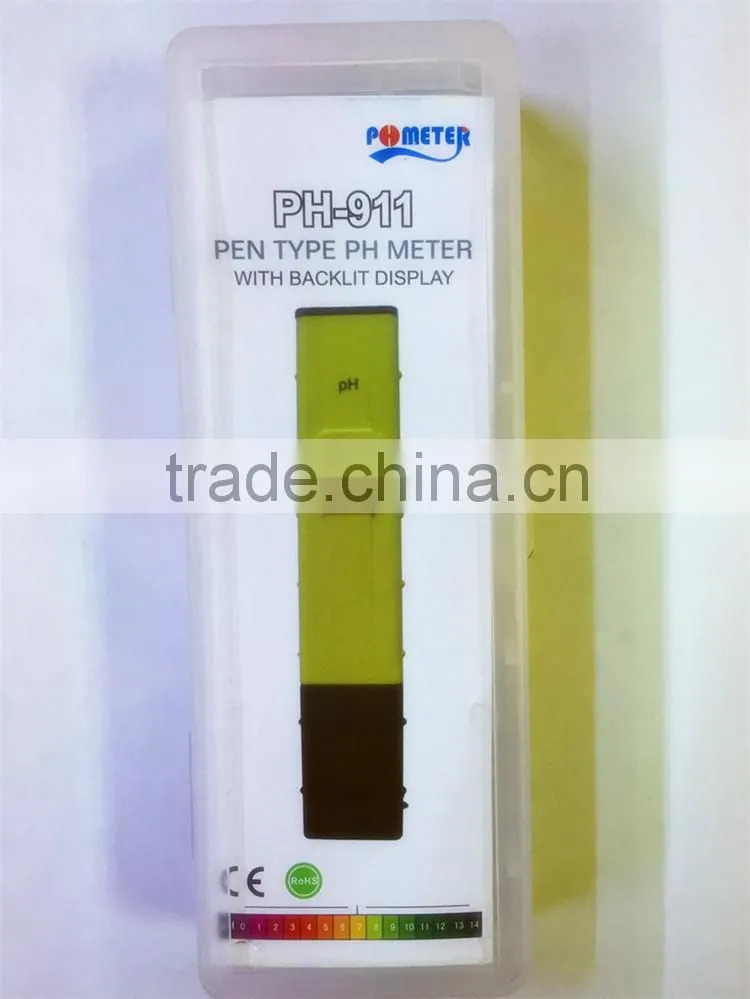 China water checker pen type digital ATC aquarium pool water test backlight pH meter