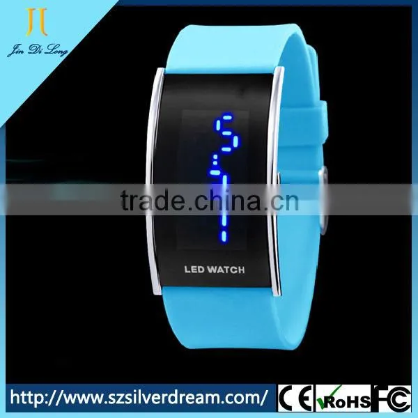 Mens Watches Stainless Steel Back Water Resistant led Watch