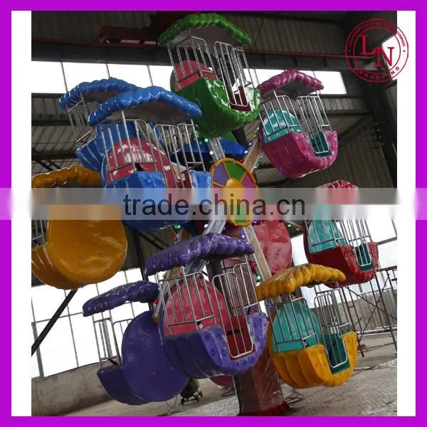 Outdoor fun park rides ! musical small ferris wheel for sale
