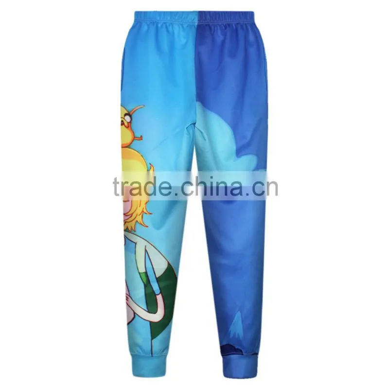2015 new fashion Casual pants Polyester and Spandex High Quality Cute Cartoon Digital Print Pants N18-28