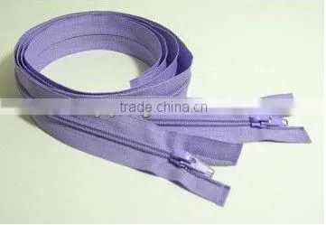 #4 open-end nylon garment zipper and slider