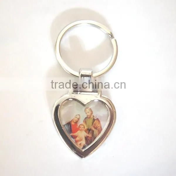 zinc alloy metal type sticker heart shape mirror london keychain ,zinc-alloy,one side sticker with expoy