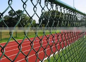black chain link fence