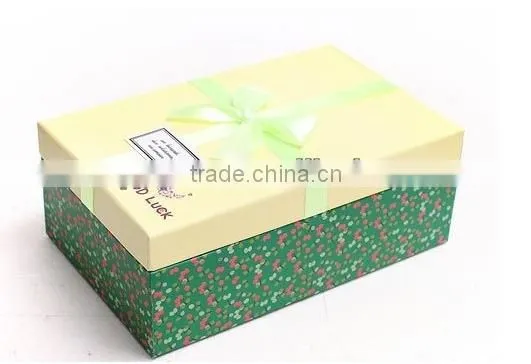 packaging gift box with ribbon,wholesale gift boxes with ribbon