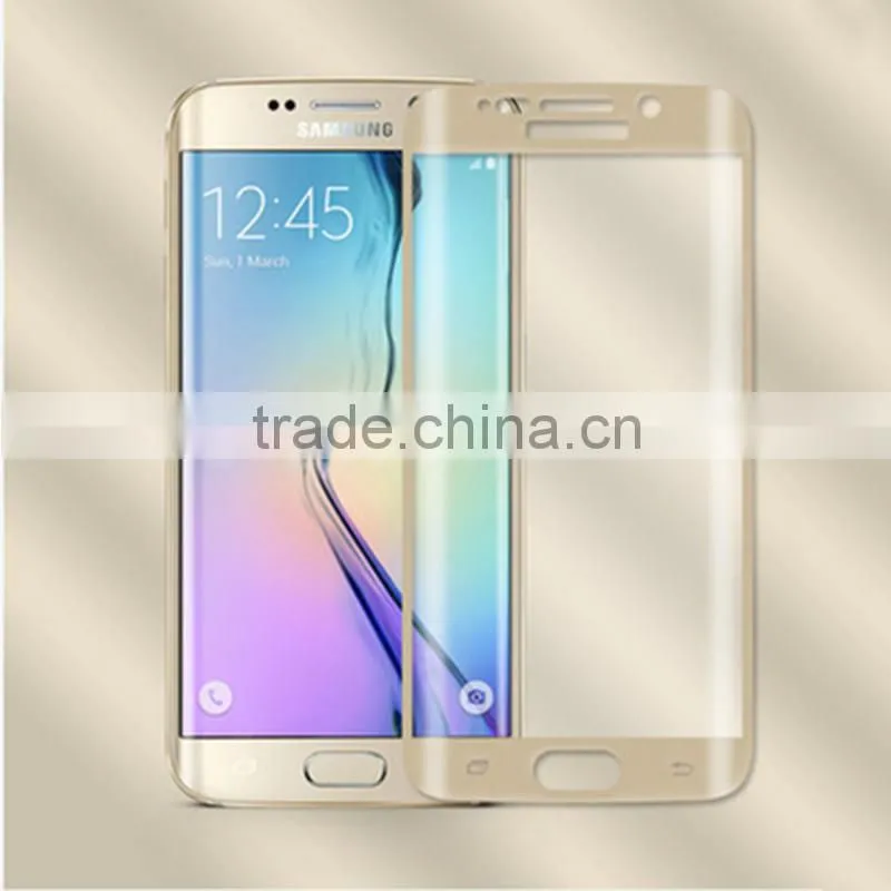 For Samsung Galaxy S6 Phone Glass Film with Sticker, Full Screen Cover Tempered Glass Screen Film for Mobile Phone