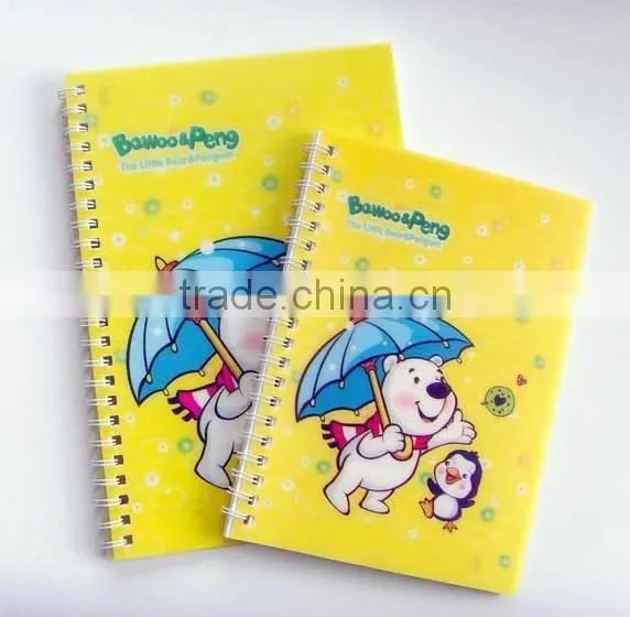 Cute Cheap Sprial Binding Paper NotebookS for School