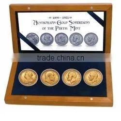 coin wooden box